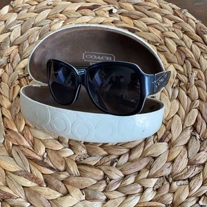 Authentic Coach sunglasses with case
